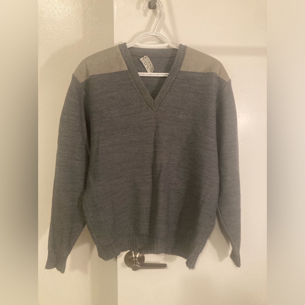 Vintage Sears wool v-neck sweater
